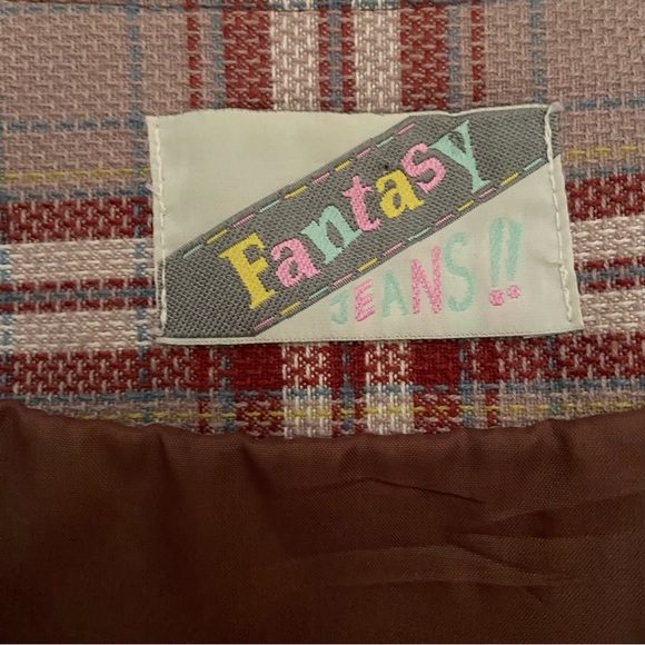 Vintage Plaid Button Down Vest - Picture 4 of 4